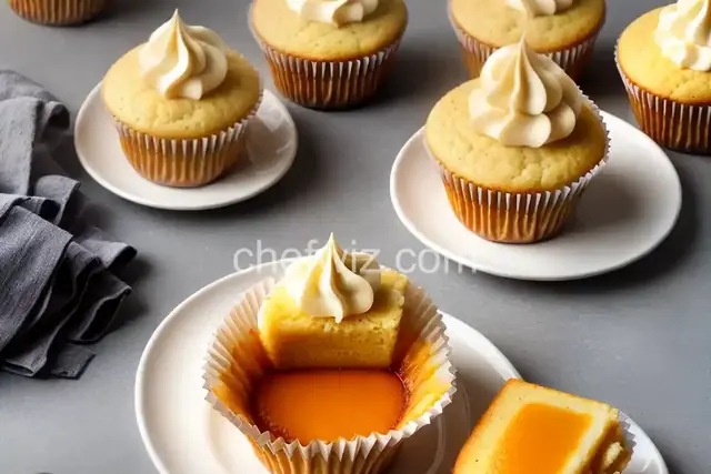 Creme Brulee-Flavored Cupcakes