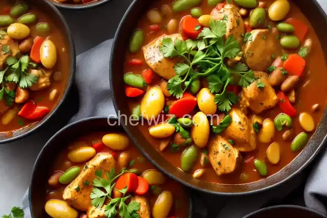 Creole Chicken Stew with Baby Lima Beans