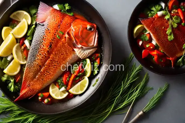 Creole Marinated Grilled Red Snapper