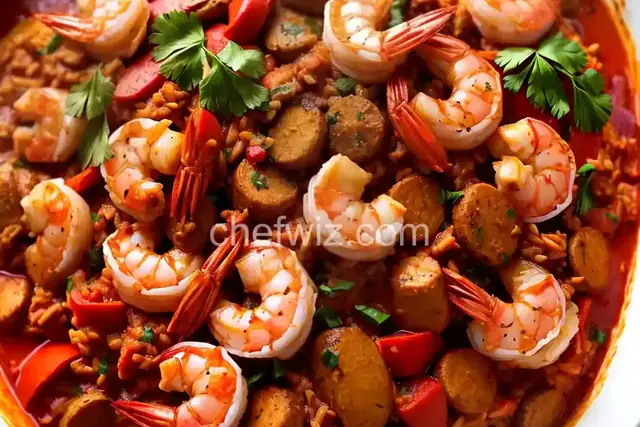 Creole-Style Red Jambalaya With Chicken, Sausage, and Shrimp Recipe