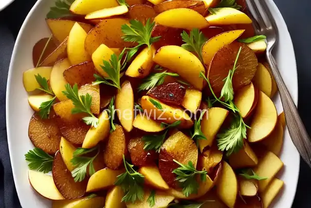 Crisp Apples with Citrus Dressing