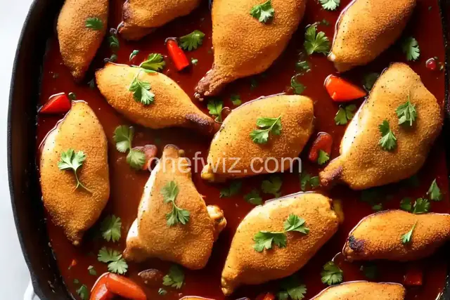 Crispy Baked Chicken with Giardiniera