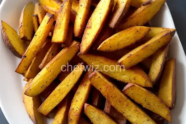 Crispy Baked Potato Wedges