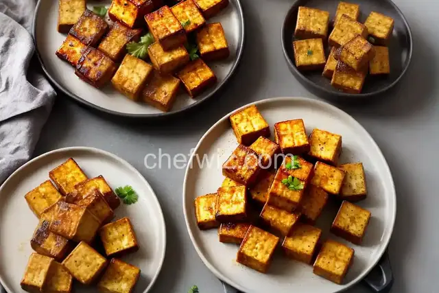 Crispy Barbequed Tofu Slices