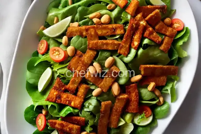 Crispy Beancurd Skin Vegan Salad