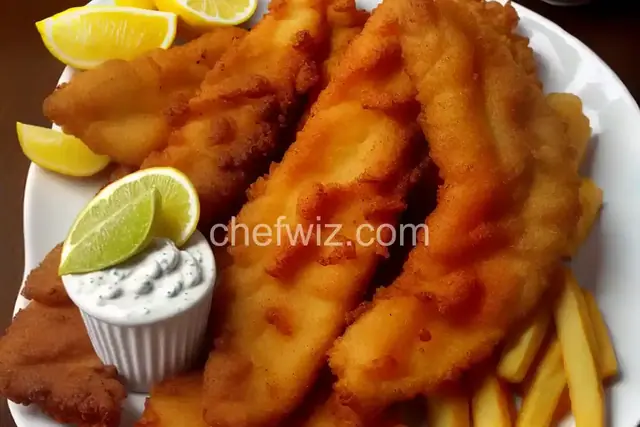 Crispy Beer Batter Fish & Chips