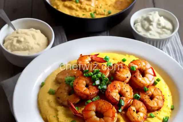 Crispy Cajun Shrimp and Cheesy Grits