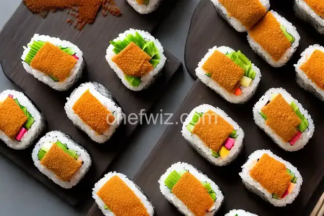 Crispy Chicken �Katsu� Sushi Rolls