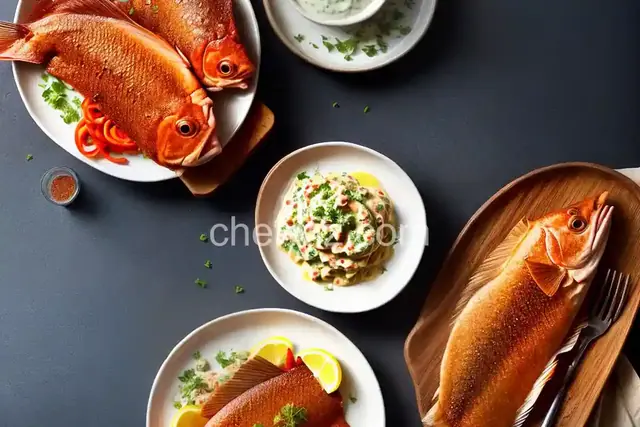 Crispy Fried Red Fish and Spicy Remoulade