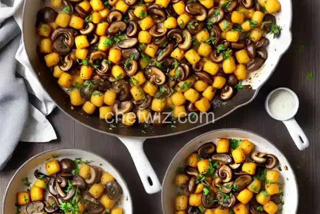Crispy Gnocchi with Mushrooms