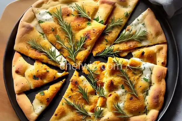 Crispy Rosemary Sea Salt Flatbread Crackers