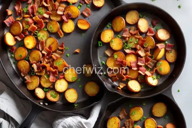 Crispy Skillet Potatoes with Bacon