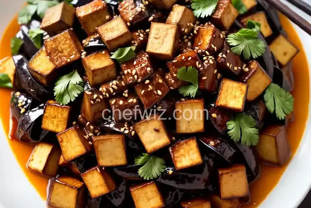 Crispy Szechuan-Style Eggplant and Tofu
