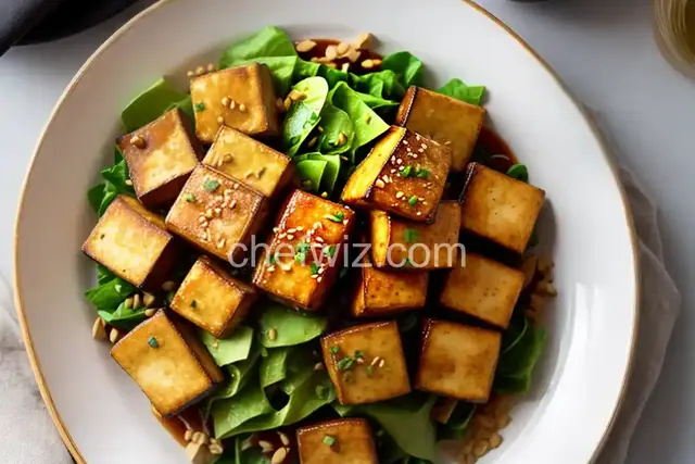 Crispy Tofu With Maple-Soy Glaze