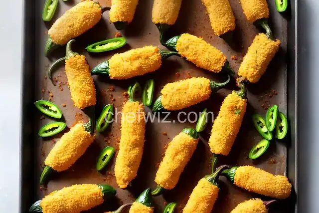 Crispy and Gooey Baked Jalapeño Poppers Recipe