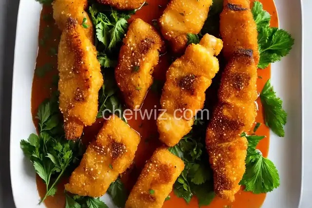Crispy with Shiso Leaves Tender Chicken Tempura