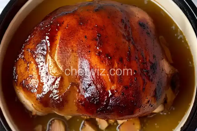 Crock-Pot Brown Sugar Glazed Ham