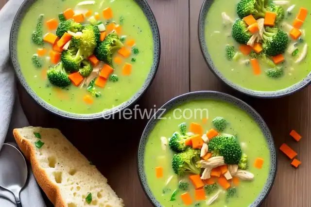 Crock-Pot Cheesy Chicken Broccoli Soup