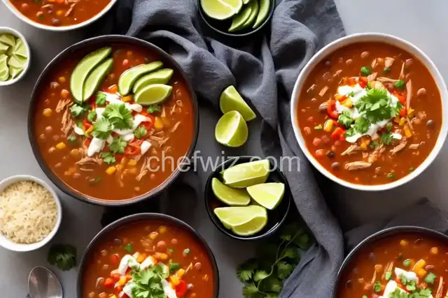 Crock-Pot Chicken Enchilada Soup