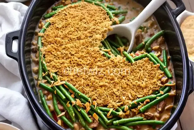 Crockpot Green Bean Casserole