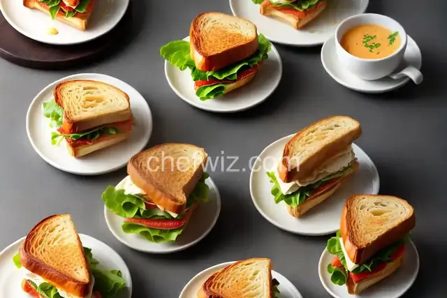Croissant Club Sandwich
