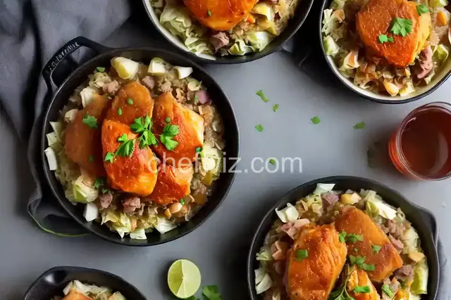 Crook Pot Ham hocks and Cabbage