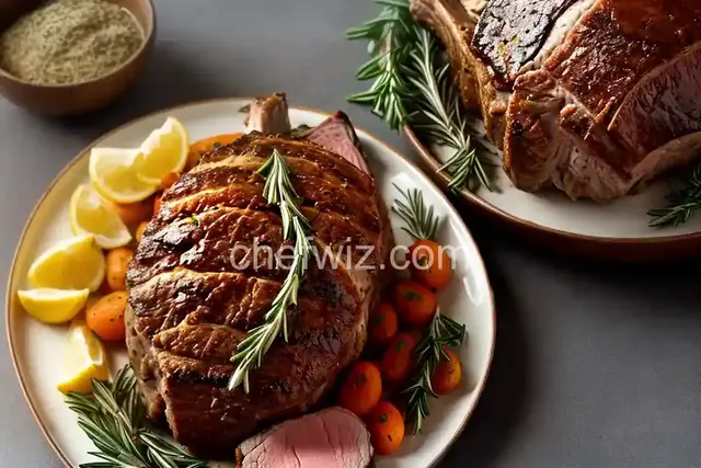 Crown Roast of Lamb with Rosemary and Oregano