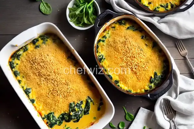 Crunchy Cheesy Fish and Spinach Casserole