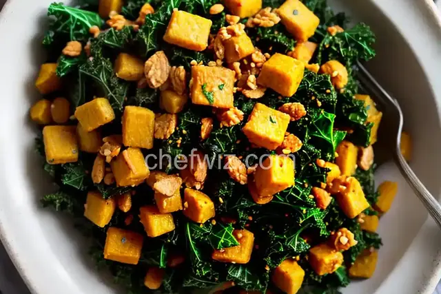 Crunchy Curried Kale