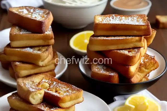 Crunchy French Toast Sticks