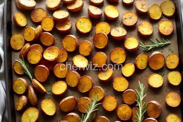 Crunchy Roasted Rosemary Potatoes