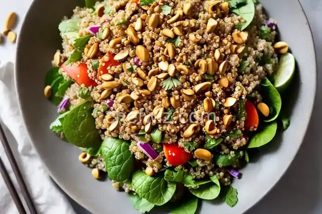 Crunchy Thai Peanut & Quinoa Salad