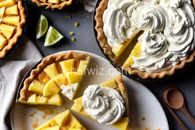 Crushed Pineapple Sour Cream Pie