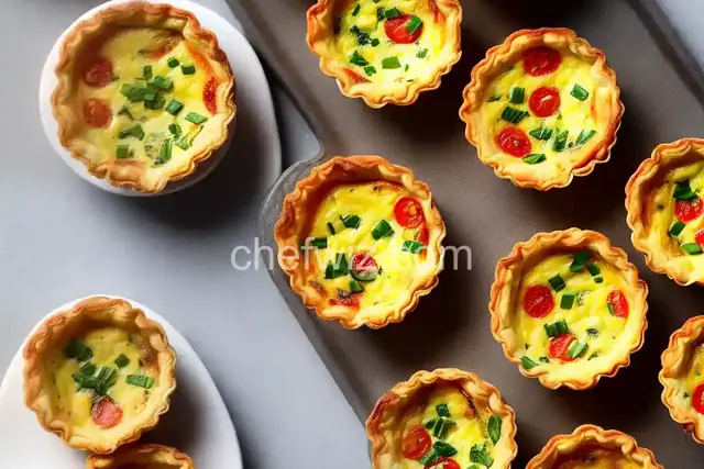 Crustless Mini Quiche Lorraine