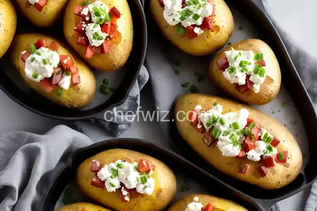 Crusty Baked Potatoes with Whipped Feta