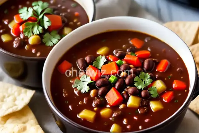 Cuban Black Bean Soup in the Slow Cooker