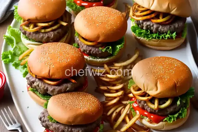 Cuban Fritas (Seasoned Cheeseburgers With Shoestring Potatoes and Spicy Sauce) Recipe