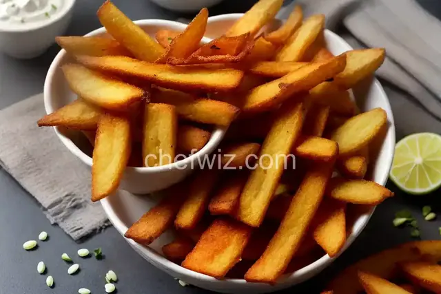 Cuban Fritas with Matchstick Potatoes
