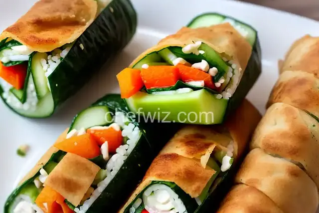 Cucumber Chicken Roll-ups