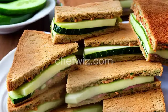 Cucumber Finger Sandwiches