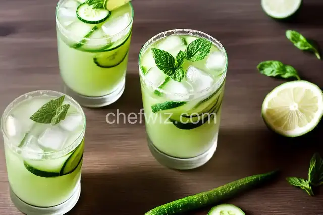 Cucumber Gin Fizz Recipe