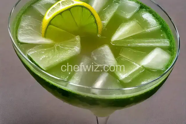 Cucumber Lime Martini
