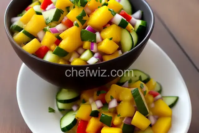 Cucumber-Mango Salsa