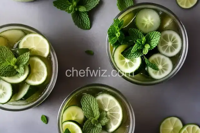 Cucumber-Mint Iced Tea