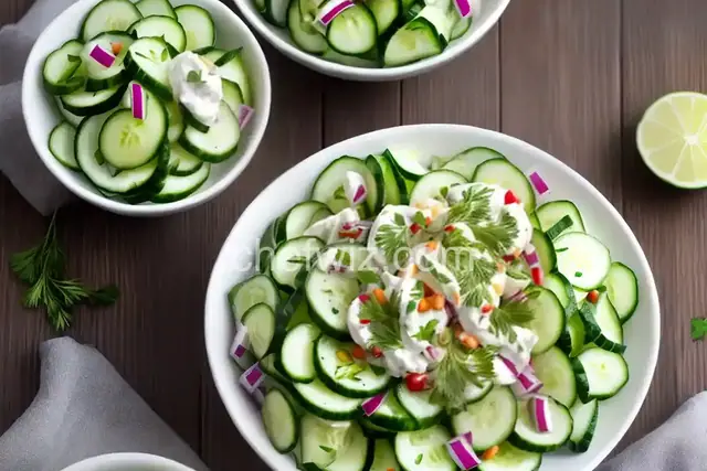 Cucumber Salad With Sour Cream
