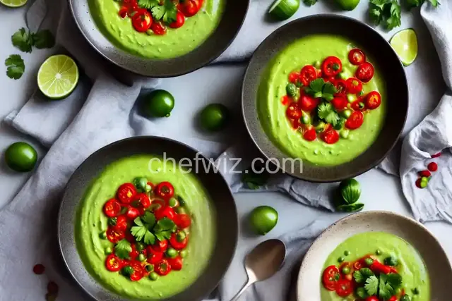 Cucumber-Tomatillo Gazpacho