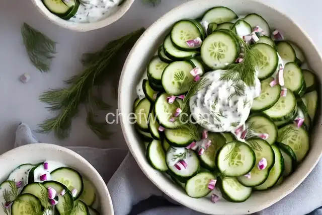 Cucumber, Yogurt and Dill Salad