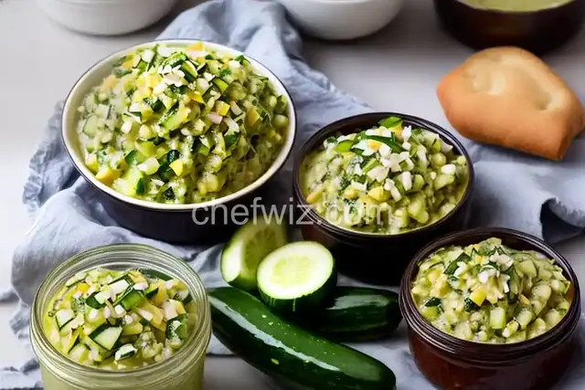 Cucumber and Onion Relish