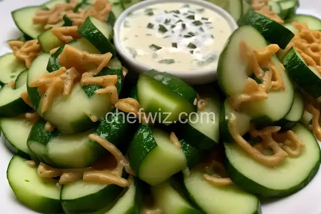 Cucumbers With Ajo Blanco Sauce