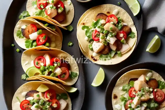 Cumin-Seared Scallop Tacos